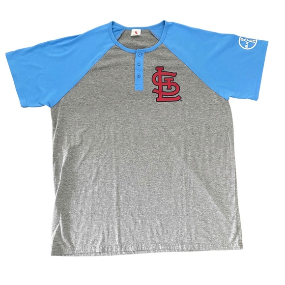 Cardinals Other - Cardinals Grey & Blue St Louis Short Sleeve Baseball Tee XL
